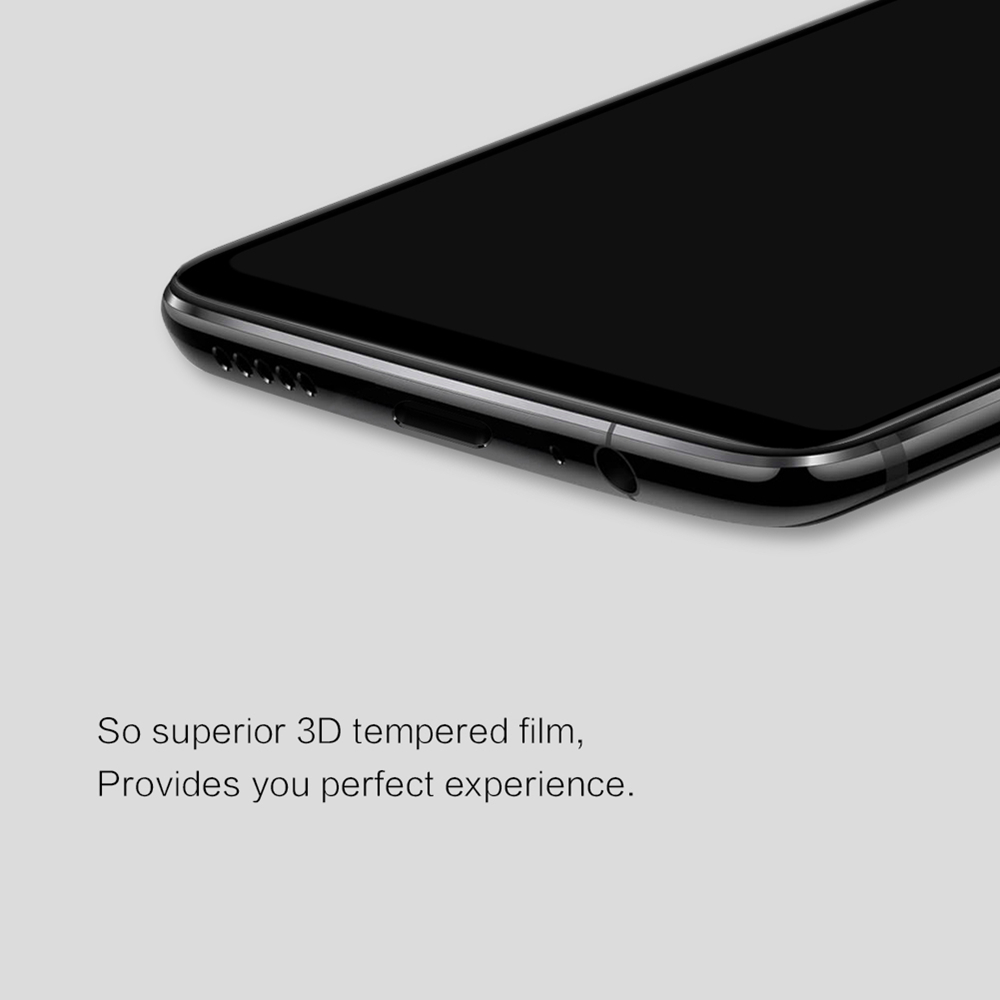 NILLKIN 3D CP+MAX Explosion-proof Tempered Glass Film For Oneplus 6 - Black