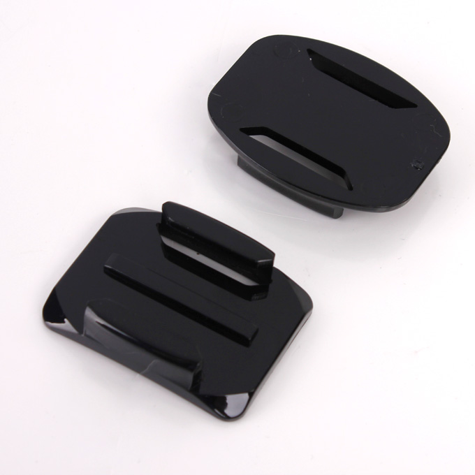 8PCS 3M Flat Cambered Surface Pedestal Suitable For Gopro Hero 2/3 Sport DV - Black + Red