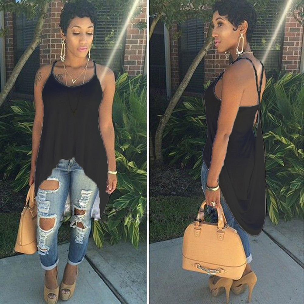Women Sexy Sleeveless Fashion Cotton Casual Comfortable Dress Size S - Black
