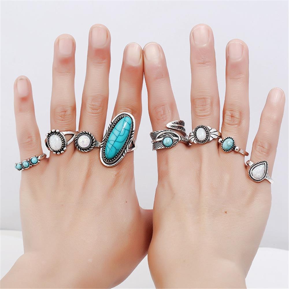 Fashion Beautiful Stylish Women's Jewelry Rings - Silver