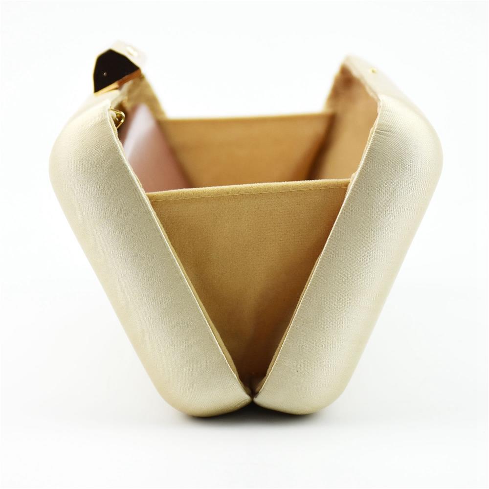 Women Clutches Bag Ladies Shoulder Chain Bag Tote for Party Banquet Evening Bag-Gold