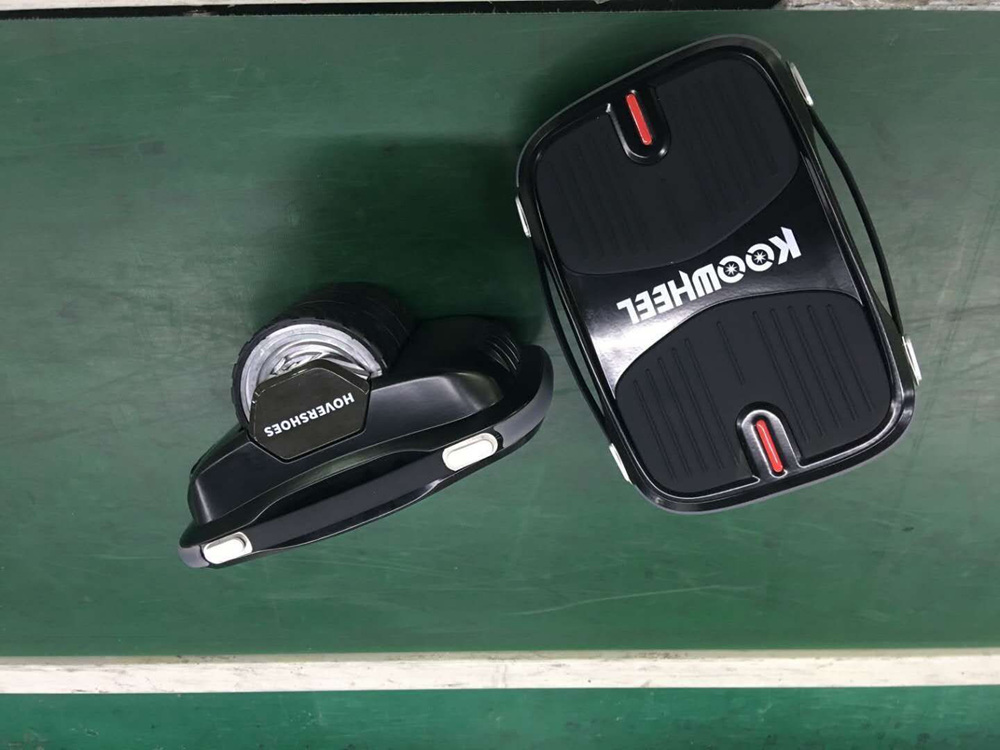1 Pair Koowheel Hovershoes US Plug 250W Dual Motor Self-Balancing Scooter 12 Km/h Max Speed Portable And Easy To Operate - Black
