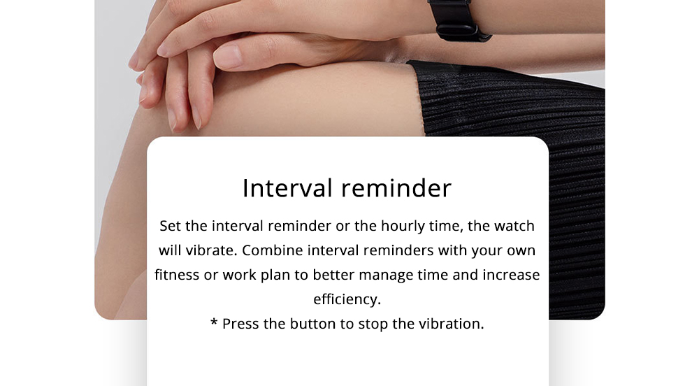Xiaomi Mijia Quartz Smartwatch 3ATM Water Resistant Pedometer Stainless Steel Case Intelligent Vibration - White
