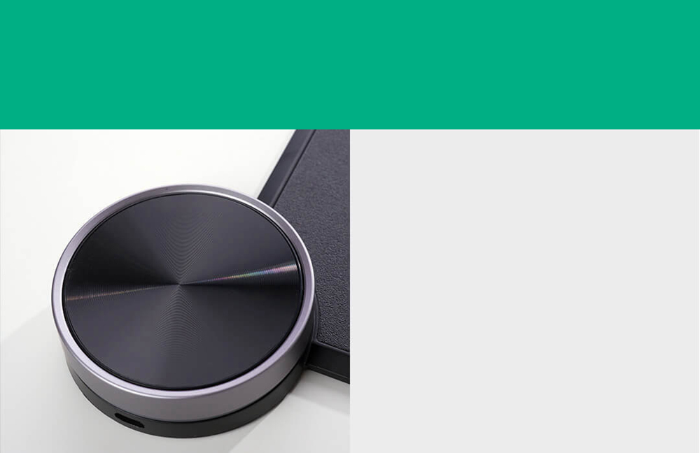 Xiaomi MIIIW Intelligent Mouse Pad Support Qi Wireless Charging Competitive Game Level PC Surface About 16.8 Million Color Lights - Black