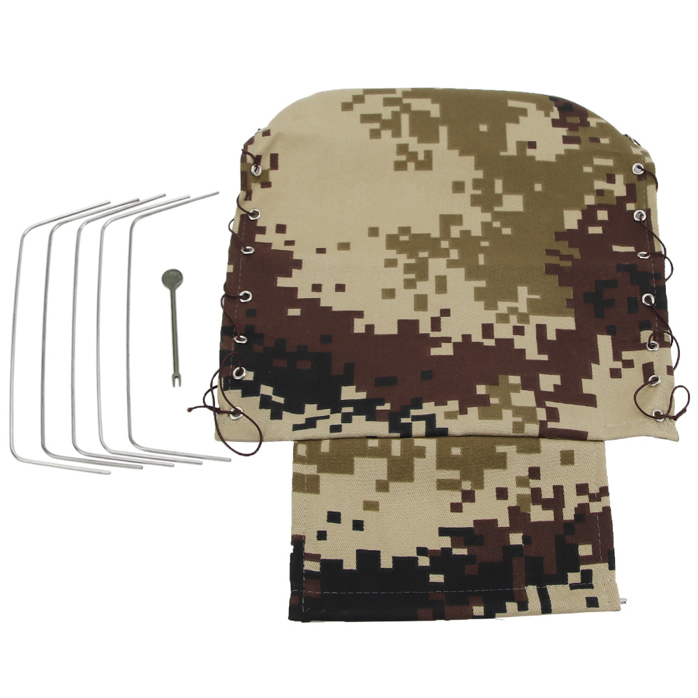 WPL B-1 B-16 B-24 RC Car Spare Parts Canvas Truck Hood Cover - Jungle Camouflage