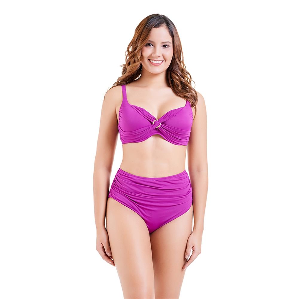 Women Sexy Fashion Comfortable Swimwear Big Size Swimsuit Bikini 8XL- Fuschia