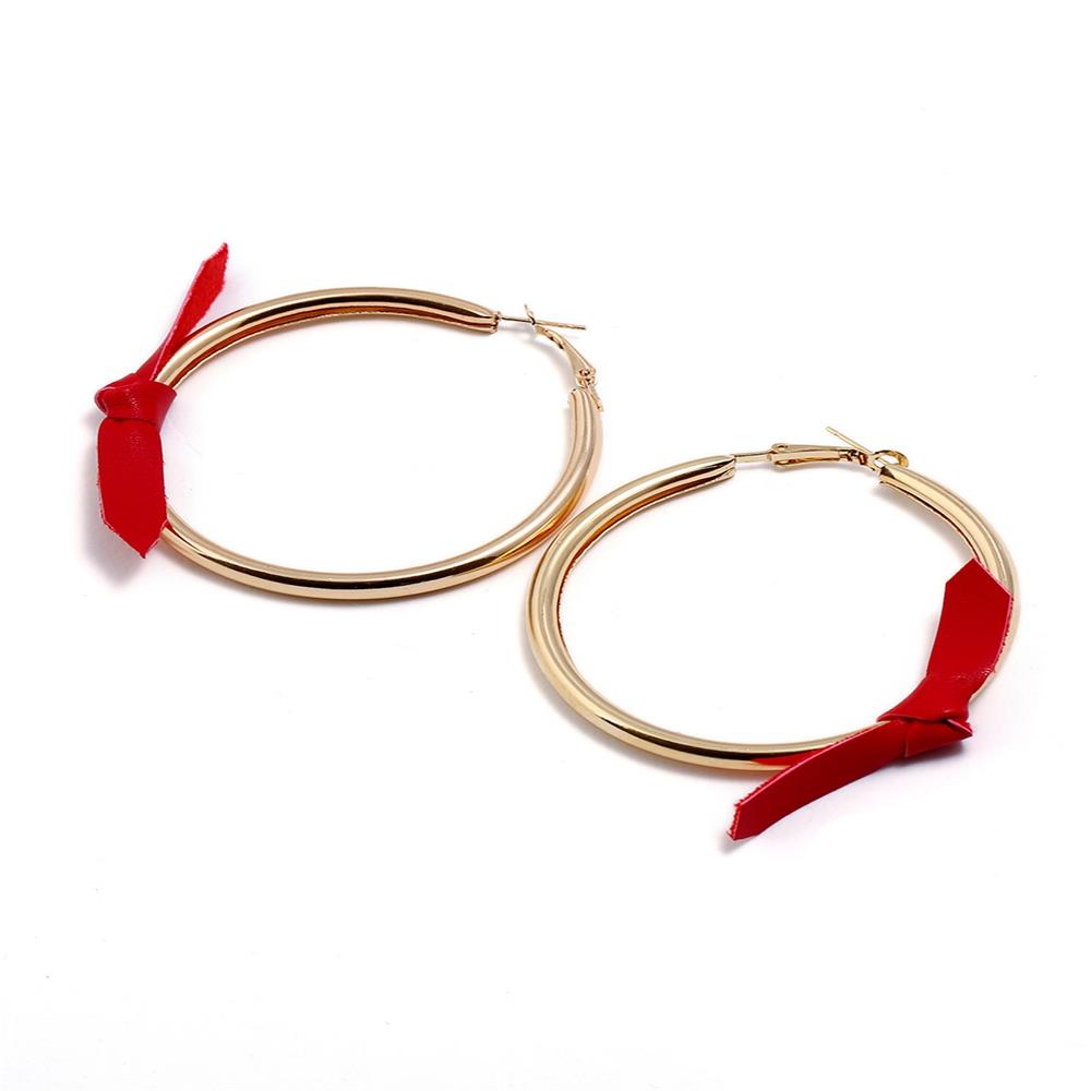 Women's Fashion Beautiful Stylish Jewelry Earrings Vintage Palace Big Ring Earrings Set - Gold