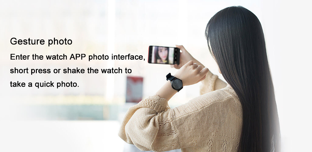 Lenovo Watch 9 Quartz Smartwatch 5ATM Water Resistant Bluetooth 5.0 Heart Rate Monitor Message Reminder - Black