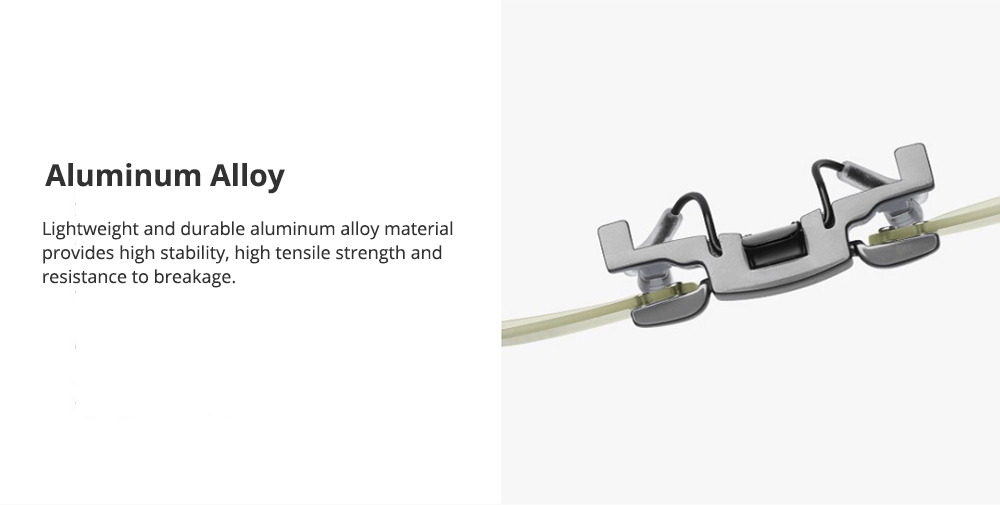 Xiaomi Mijia TS Clip Anti-blue Light Lens TAC Lenses Zinc Alloy Clips 110 Degree Turn Upside Down - Transparent