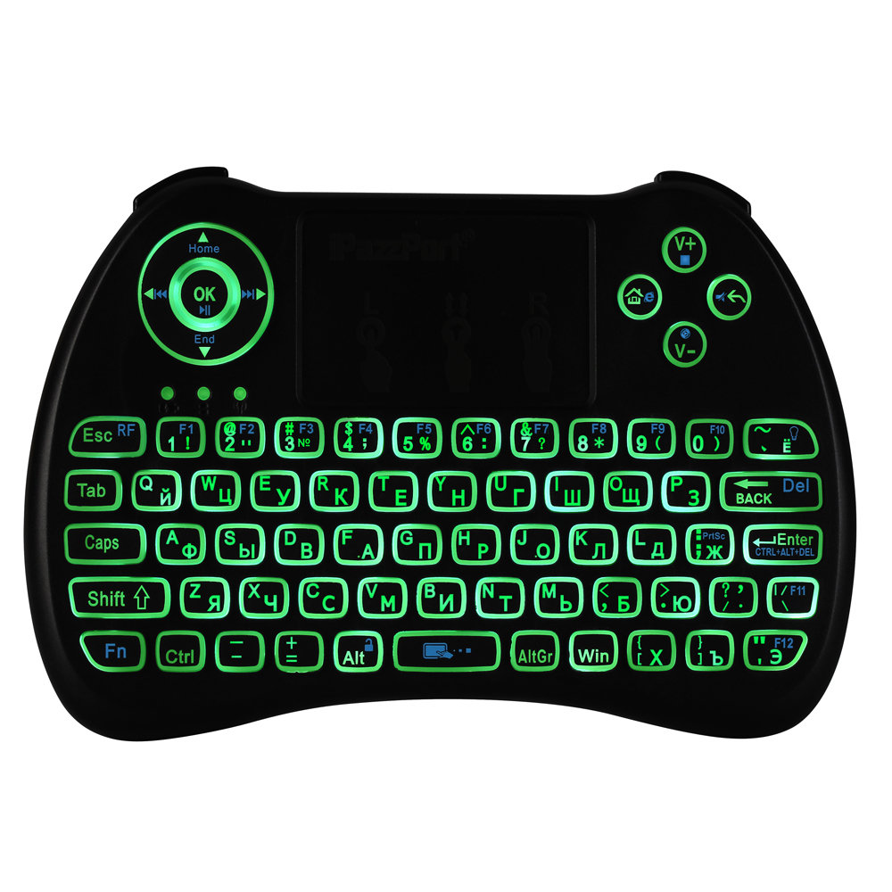 Ipazzport Kp Q Russian Color Backlight G Wireless Keyboard