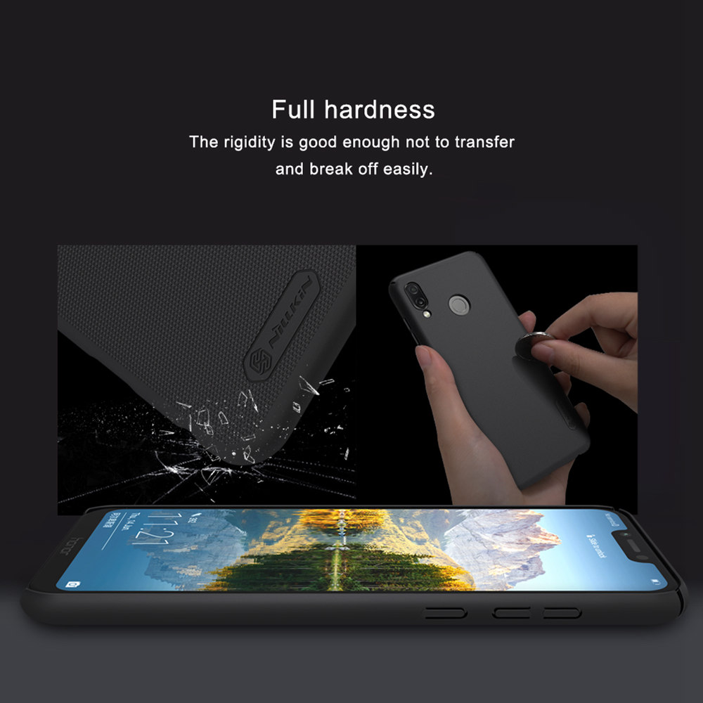 NILLKIN Hard Phone Case For HUAWEI Honor Play Protective Back Cover - White