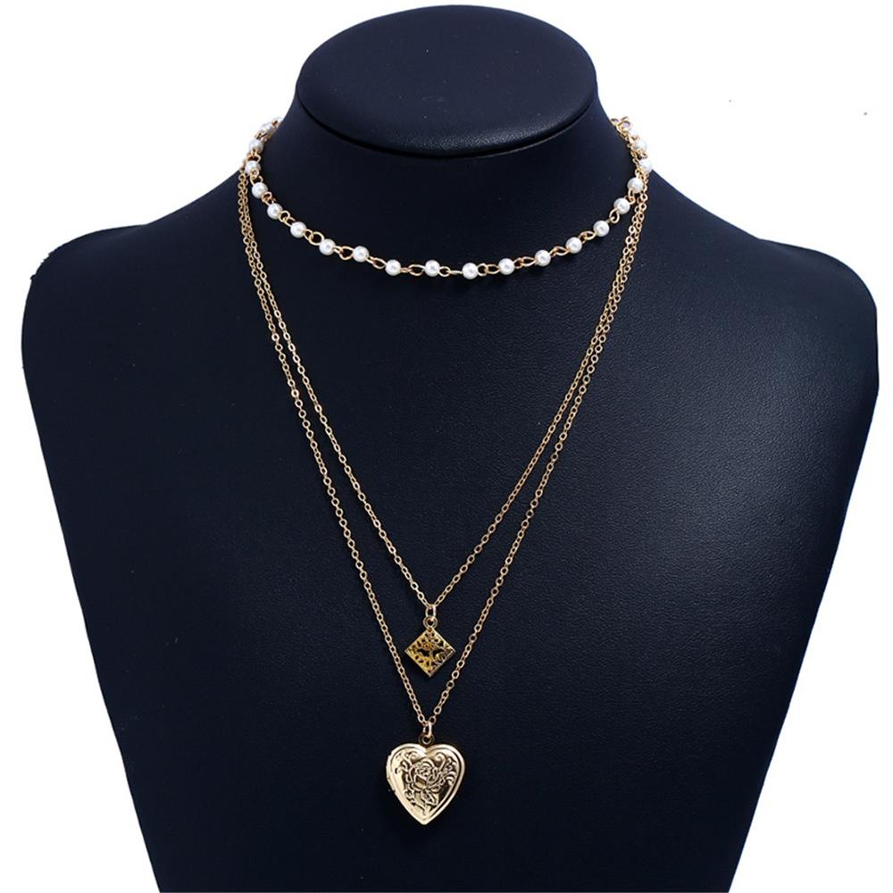 Fashion Beautiful Stylish Jewelry Women's Necklace - Gold
