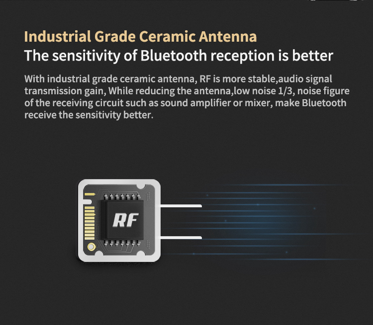 Original KZ Bluetooth Module Upgrade Cord for ZS3/ZS4/ZS5/ZS6/ZSA - Black Curved Plug