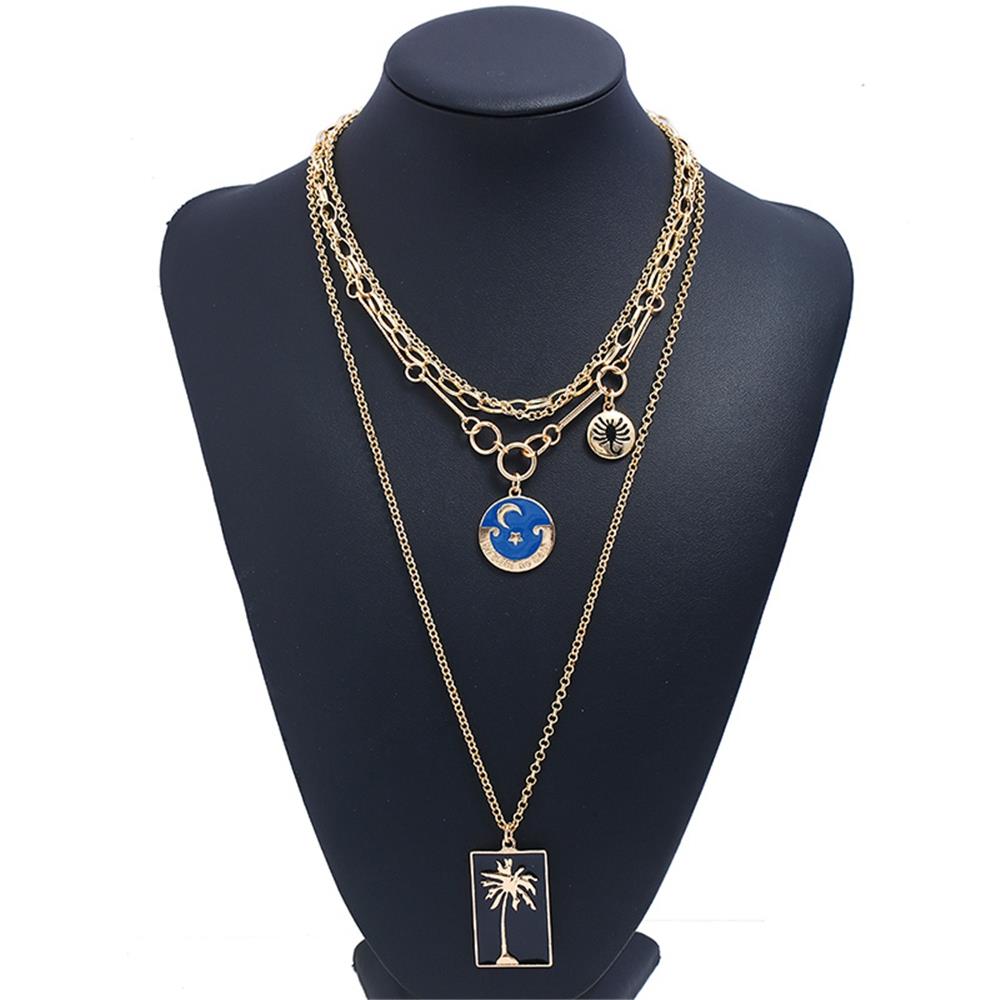 Fashion Beautiful Stylish Jewelry Women's Necklace - Gold