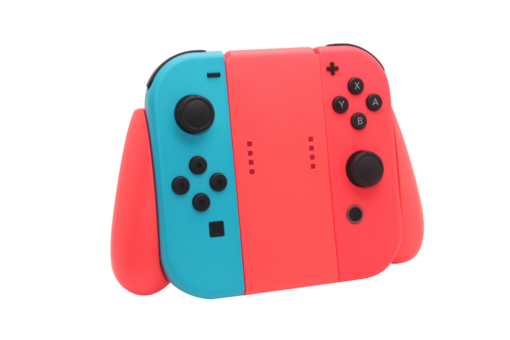 Switch Left and Right Gamepad Grips NS Auxiliary Grip for Nintendo Switch Joy-Con - Red