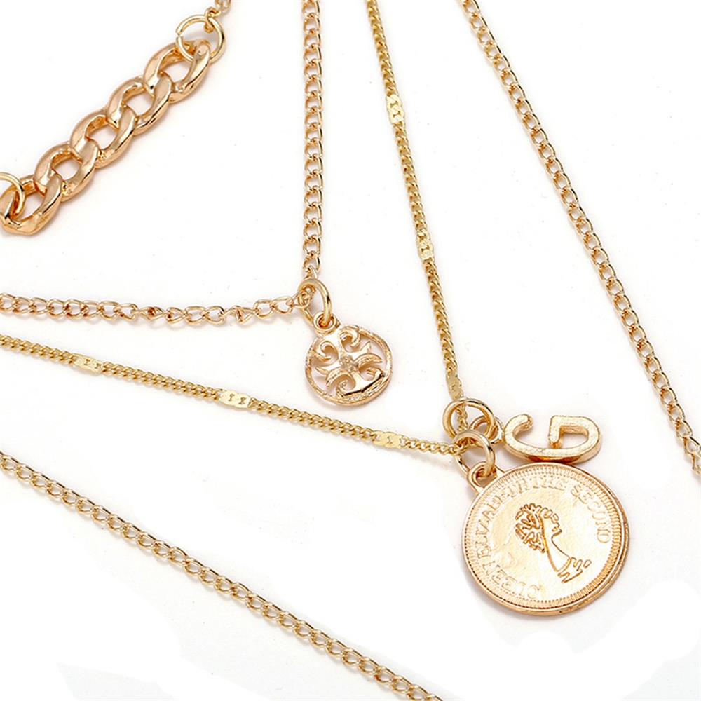 Fashion Beautiful Stylish Jewelry Women's Necklace - Gold