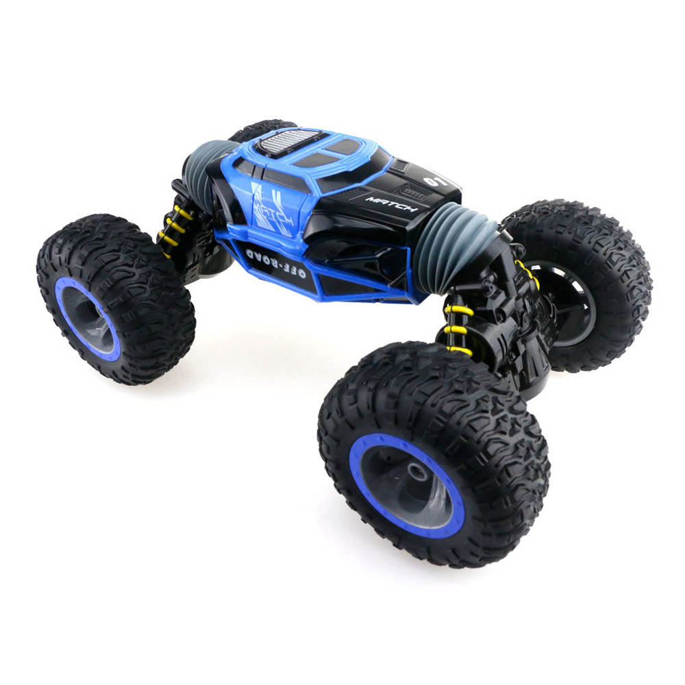 UD2169A 2.4GHz 1:8 4WD Brushed Double-sided Stunt Off-road RC Car RTR - Blue