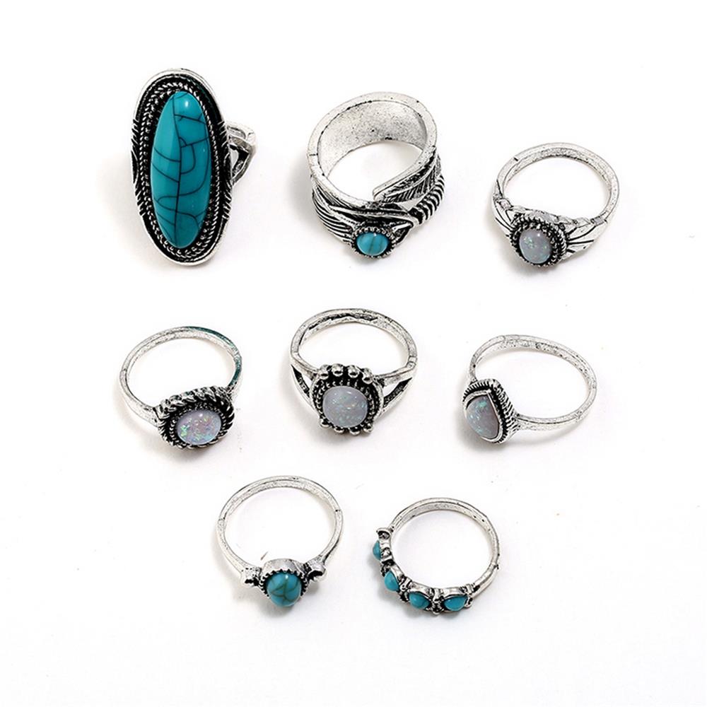 Fashion Beautiful Stylish Women's Jewelry Rings - Silver