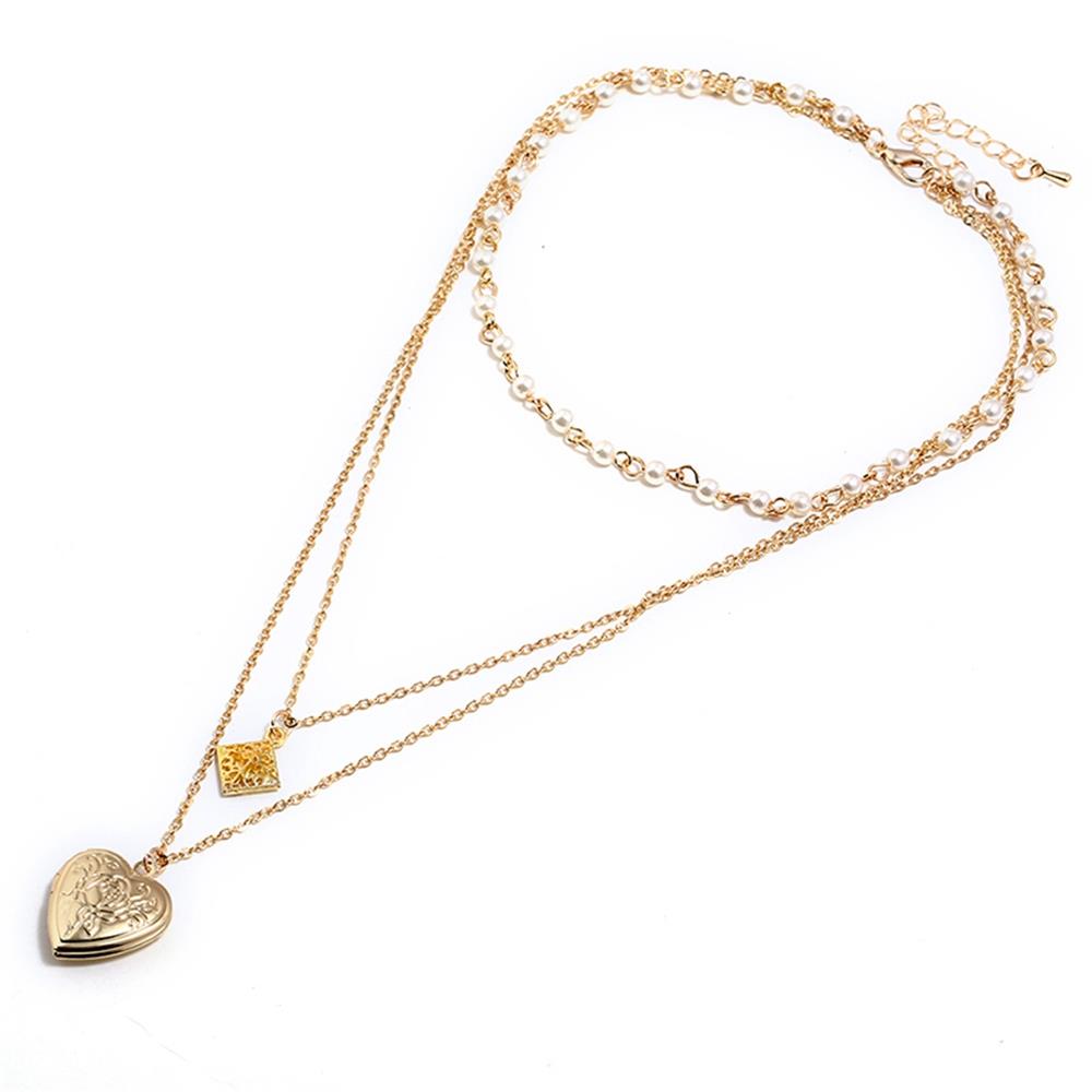 Fashion Beautiful Stylish Jewelry Women's Necklace - Gold