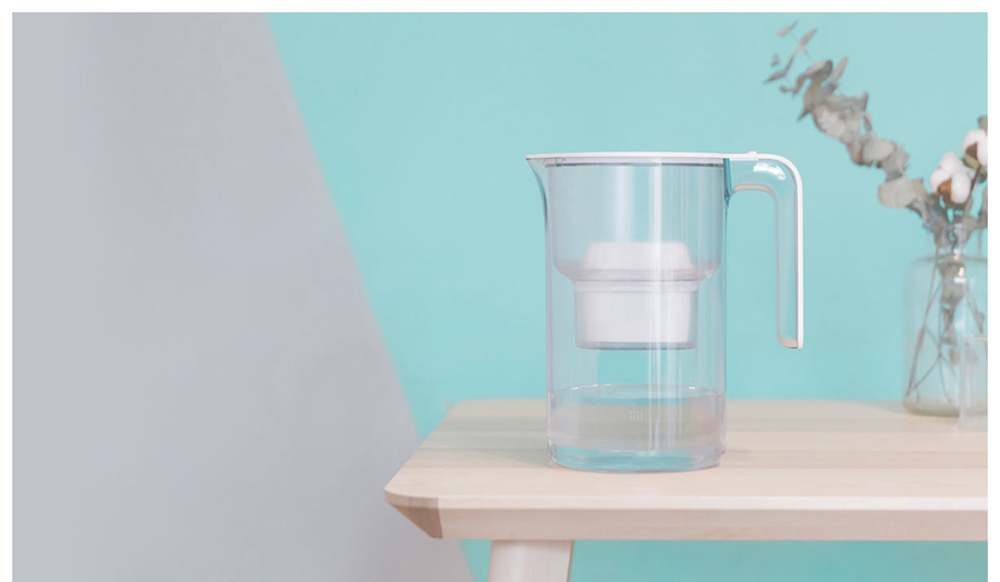 Xiaomi Mijia Water Purification Jug Water Filter Purifier Large Water Storage - White