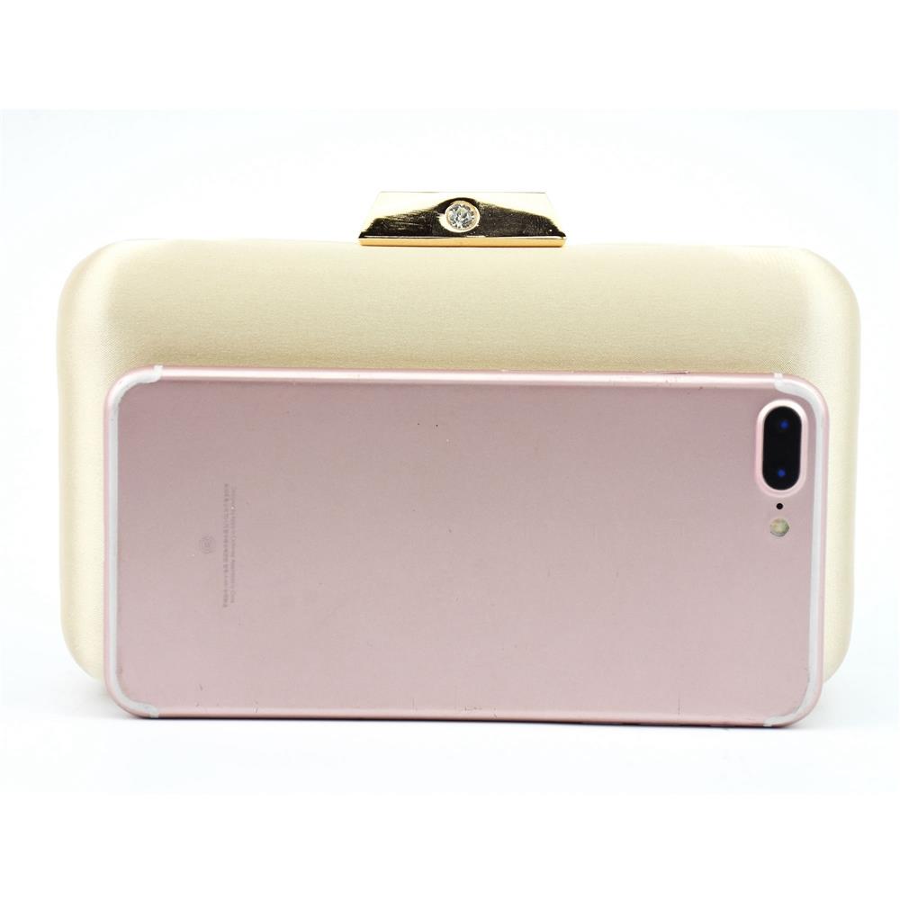 Women Clutches Bag Ladies Shoulder Chain Bag Tote for Party Banquet Evening Bag-Gold