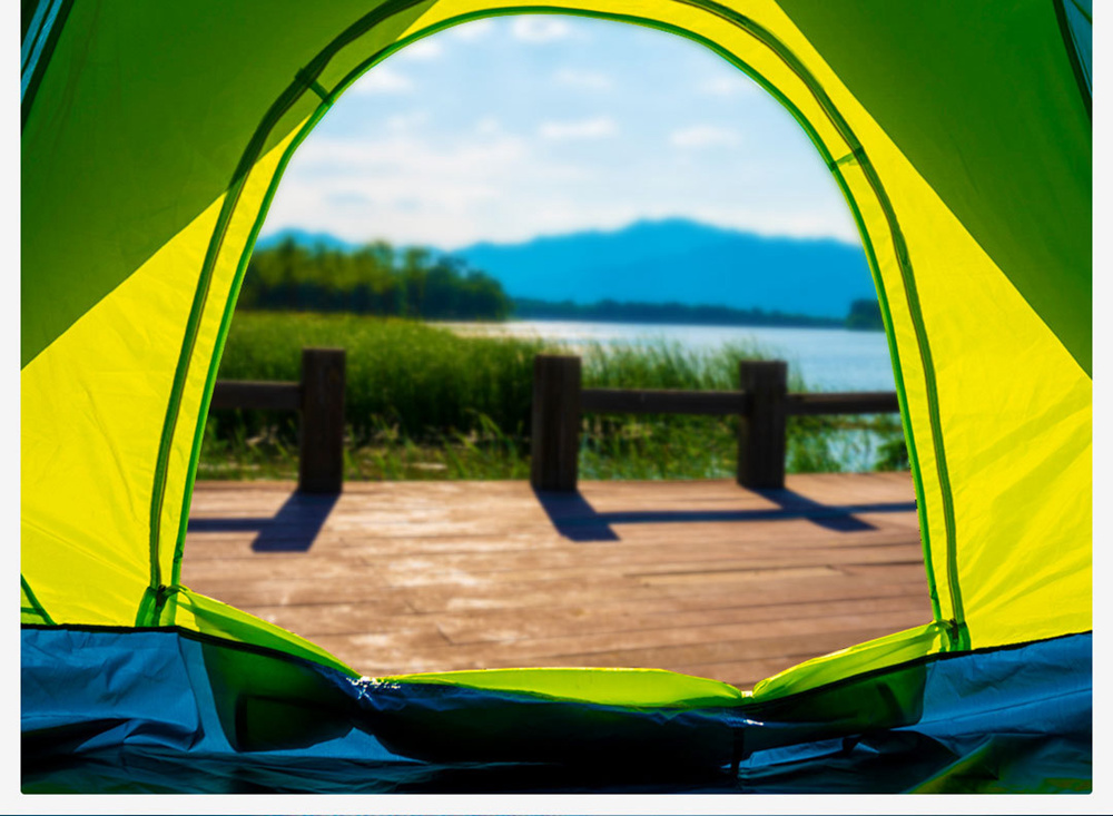 Xiaomi Zaofeng Outdoor Automatic Tent Multifunction Large Space UPF50+ Double Sunscreen Lift Up Easily - Olive Green