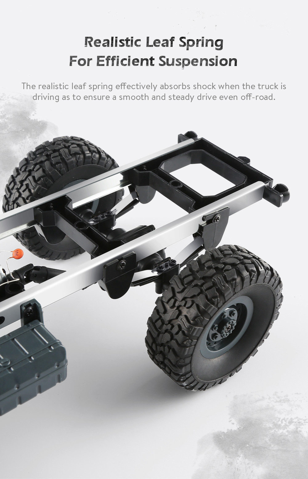 JJRC Q60 Transporter RC Car 2.4G 1:16 6WD Brushed Off-road Military Truck RTR - Army Green