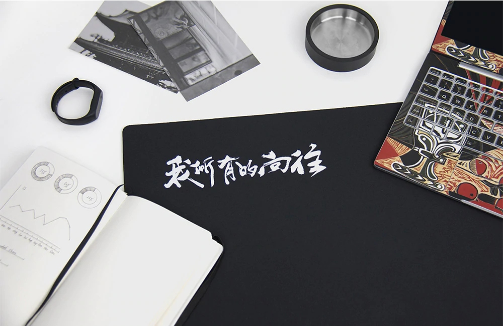Original Xiaomi 800 x 400mm Mouse Pad Water-Resistant With Non-Slip Rubber Base For Keyboard And Mouse - Black