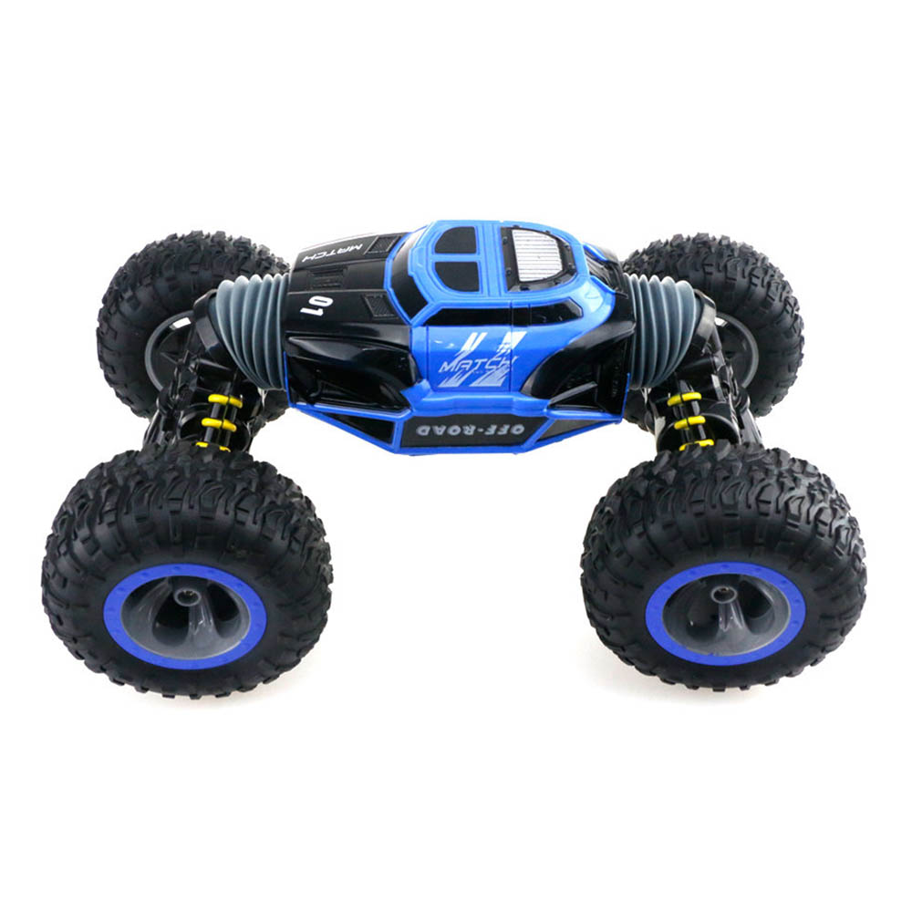UD2169A 2.4GHz 1:8 4WD Brushed Double-sided Stunt Off-road RC Car RTR - Blue