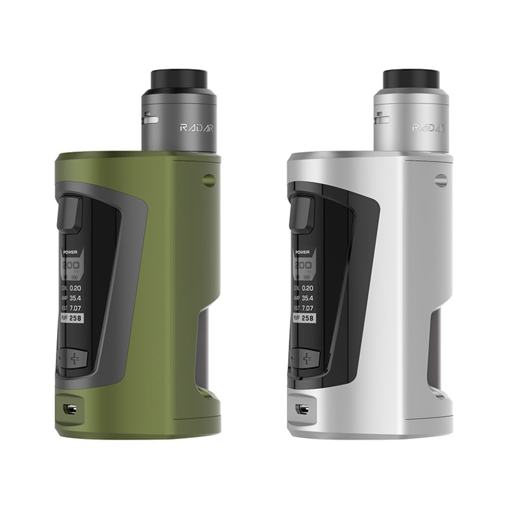 Geekvape Electronic Smoke Cigarette Gbox Squonk 200W Mod Kit with Radar RDA Atomizer - Wine Red