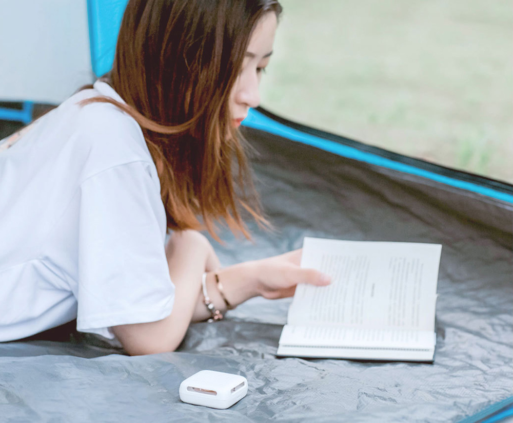 Xiaomi ZMI Portable Mosquito Repellent Centrifugal Evaporation Long-lasting Mosquito Repellent with Silicon Rope - White