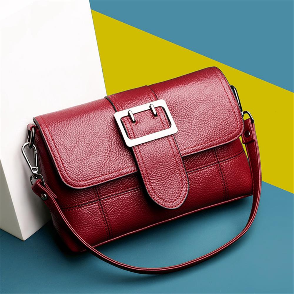 Women's Fashion Tote Purse Satchel Bag PU Leather Handbags - Purple