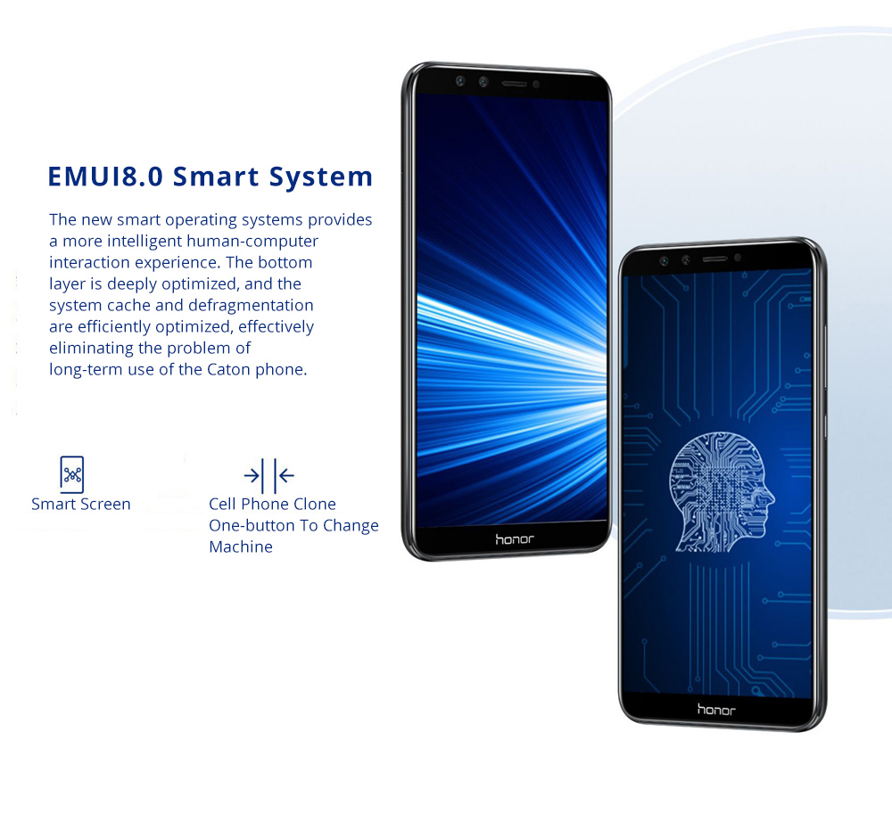 HUAWEI Honor 9 Lite 5.65 Inch Smartphone Kirin 659 3GB 32GB Dual 13MP Cameras Android 8.0 FHD+ Screen Touch ID - Black