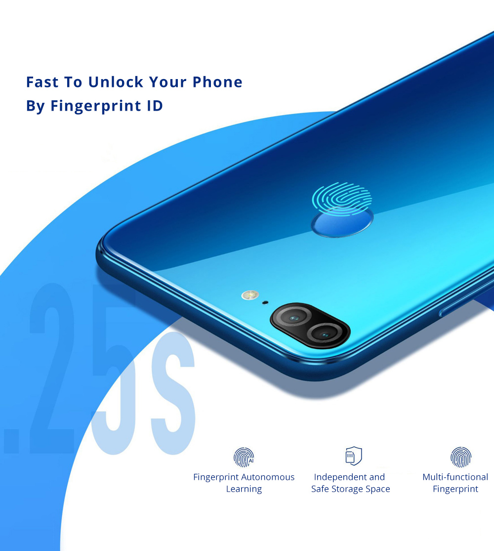 HUAWEI Honor 9 Lite 5.65 Inch Smartphone Kirin 659 3GB 32GB Dual 13MP Cameras Android 8.0 FHD+ Screen Touch ID - Gray