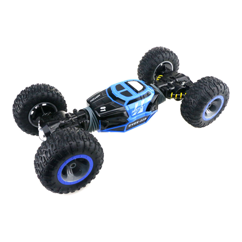 UD2169A 2.4GHz 1:8 4WD Brushed Double-sided Stunt Off-road RC Car RTR - Blue