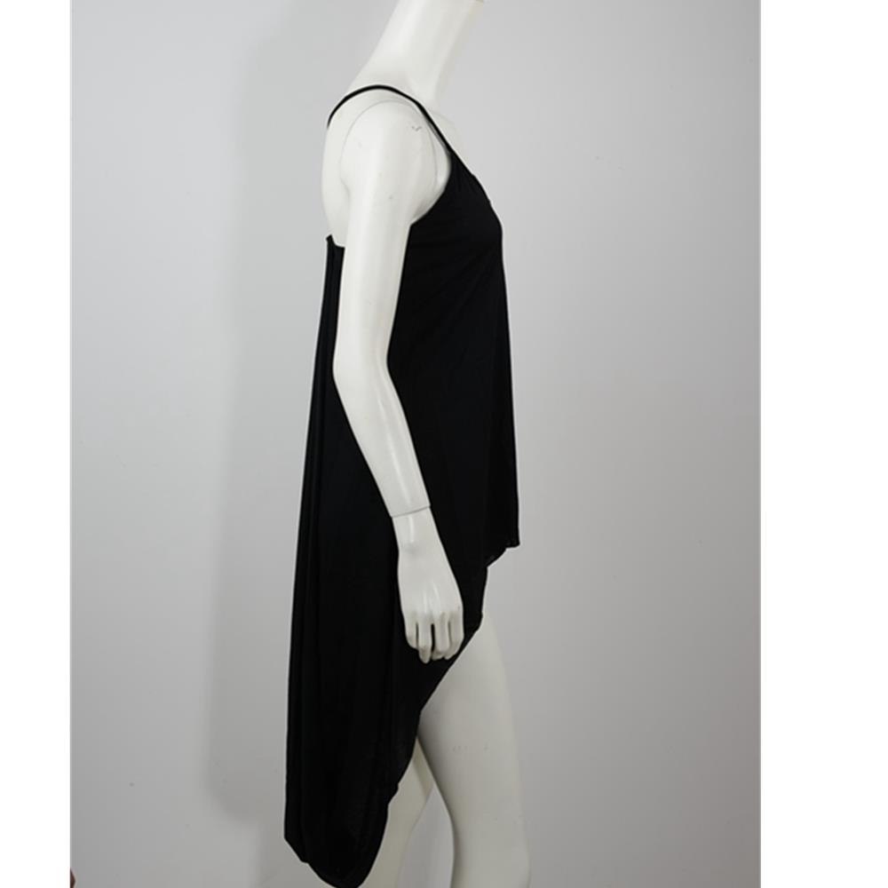 Women Sexy Sleeveless Fashion Cotton Casual Comfortable Dress Size S - Black