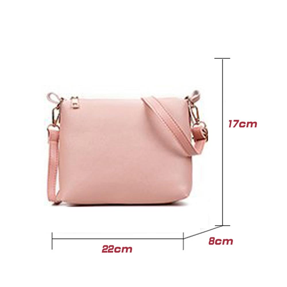 Fashion Toet Purse Satchel Bag PU Leather Women's Handbags - Red