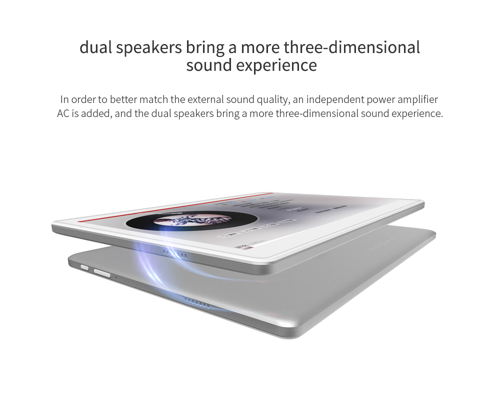 ALLDOCUBE Cube M5 4G Phablet MTK6797 Deca Core 10.1" IPS 2.5K Retina Screen 2560*1600 Android 8.0 4GB DDR3 64GB eMMC Built-in GPS AGPS GLONASS Dual SIM Dual Standby - White