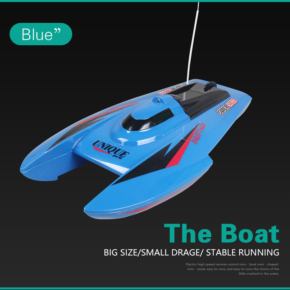 ShenQiWei CT3352 27Mhz 4CH Double Propeller RC Racing Boat - Red