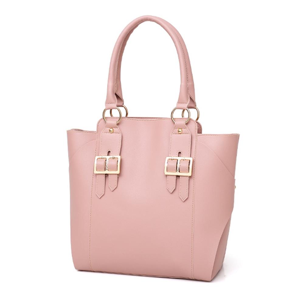 3pcs/Set Handbag Women Composite Bag PU Leather Shoulder Bag Large Capacity Handbag Purse Female Crossbody Bag -Brown