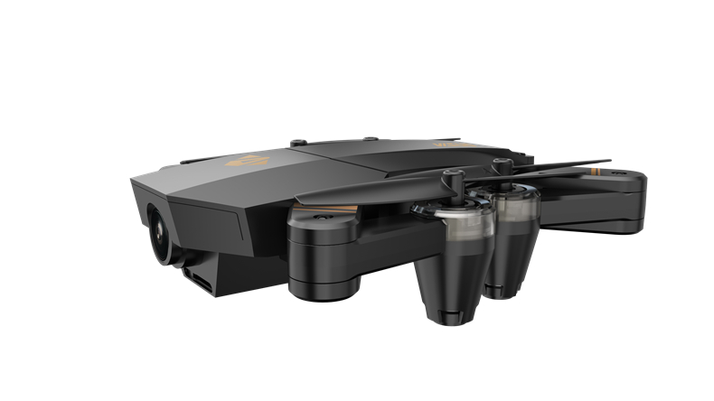 VISUO XS809 Mini 720P WIFI FPV RC Quadcopter Foldable with HD Wide Angle Camera RTF - Black