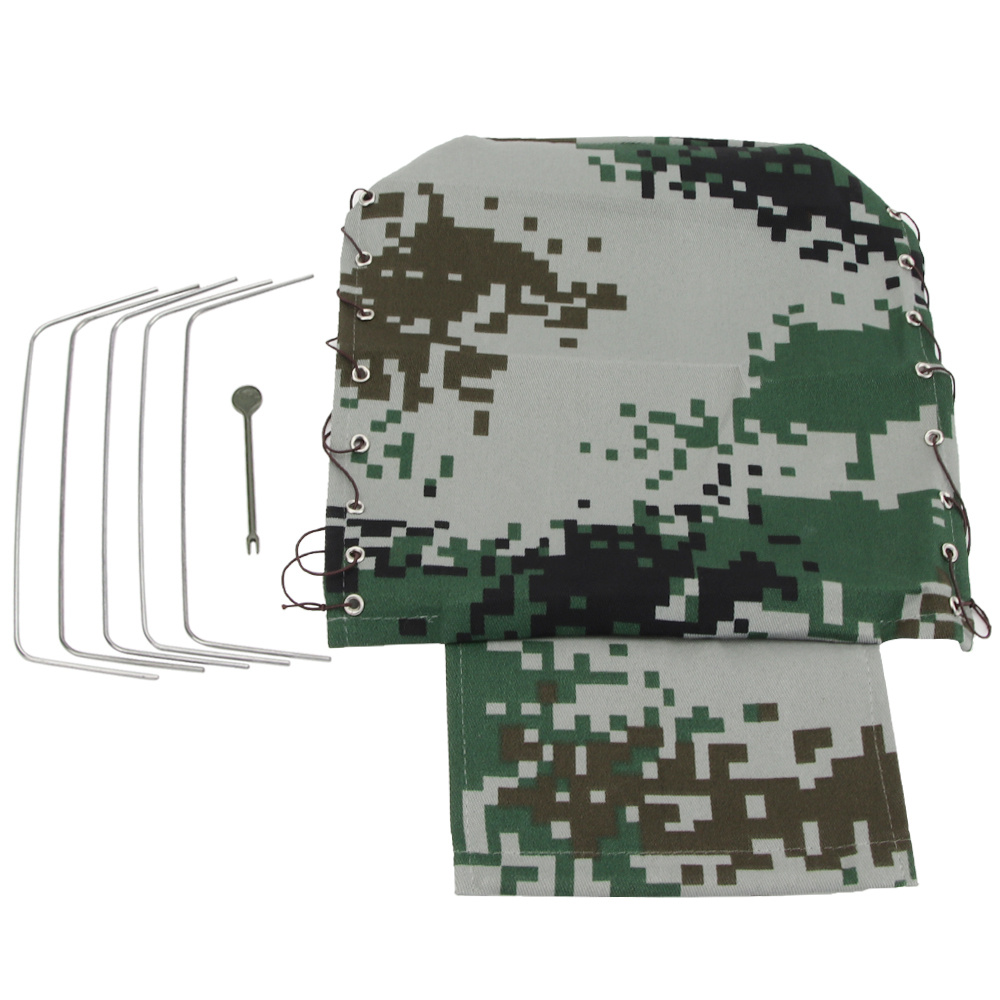 WPL B-1 B-16 B-24 RC Car Spare Parts Canvas Truck Hood Cover - Jungle Camouflage