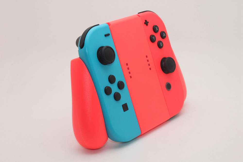 Switch Left and Right Gamepad Grips NS Auxiliary Grip for Nintendo Switch Joy-Con - Red