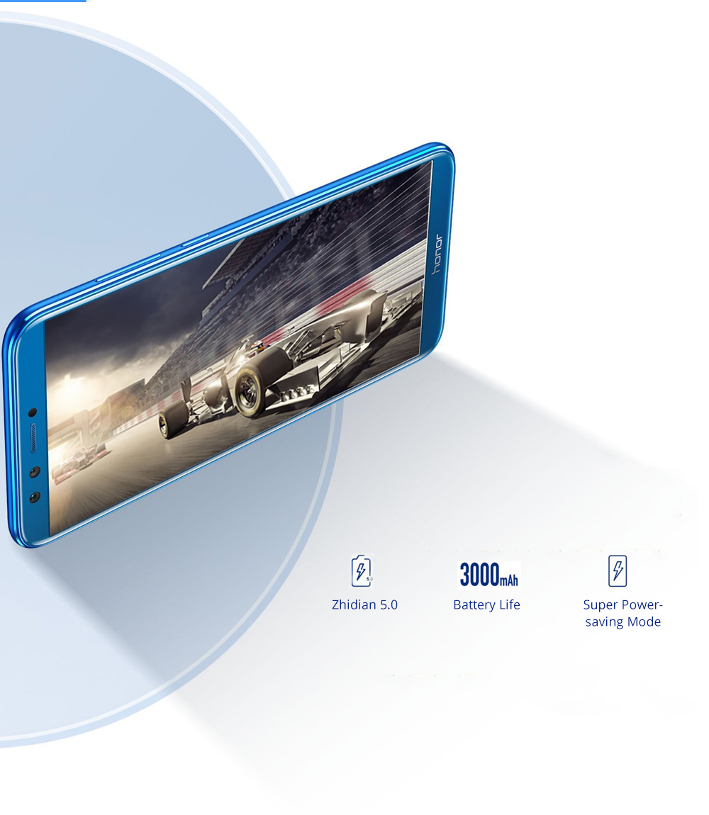 HUAWEI Honor 9 Lite 5.65 Inch Smartphone Kirin 659 3GB 32GB Dual 13MP Cameras Android 8.0 FHD+ Screen Touch ID - Black