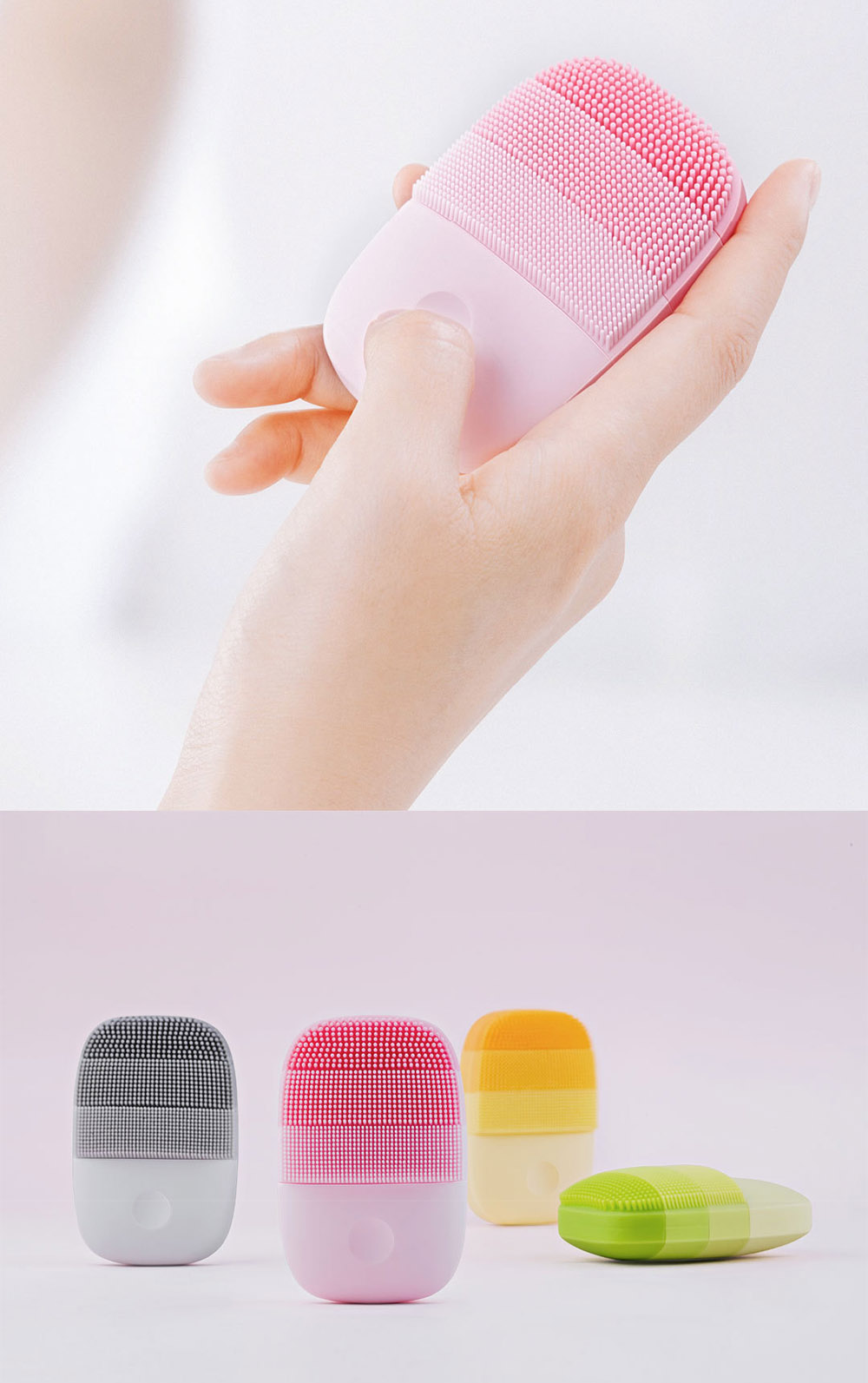 Mijia inFace Sonic Cleansing Device Deep Cleansing Exquisite Cleansing IPX67 Water Resistant - Pink