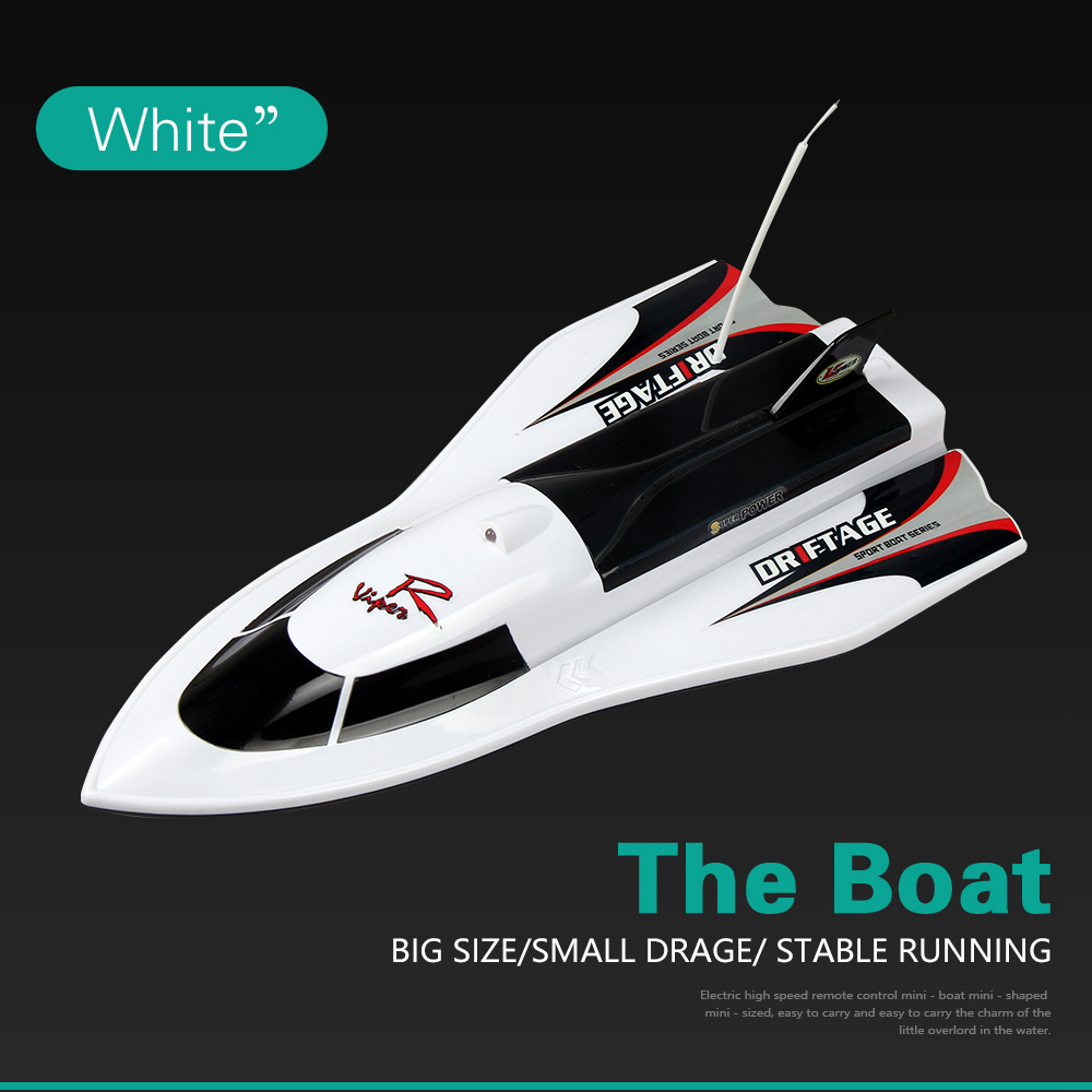 ShenQiWei CT3352 27Mhz 4CH Double Propeller RC Racing Boat - Red