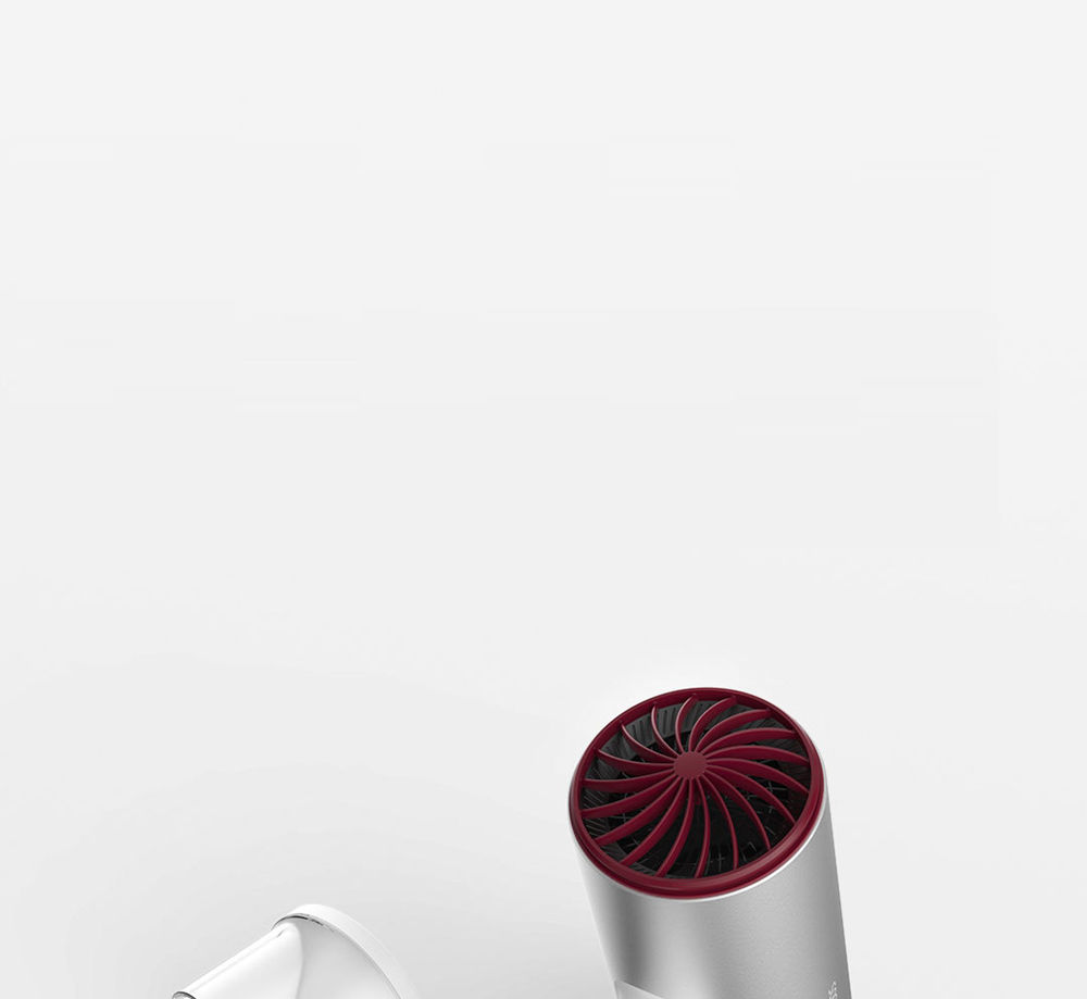 Xiaomi SOOCAS Anion Hair Dryer 1800W 3 Modes Aluminum Alloy Body - White