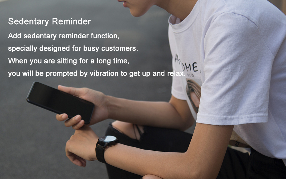 Lenovo Watch X Quartz Smartwatch 8ATM Water Resistant Milanese Strap Bluetooth 5.0 Sapphire Glass Heart Rate Monitor - Black