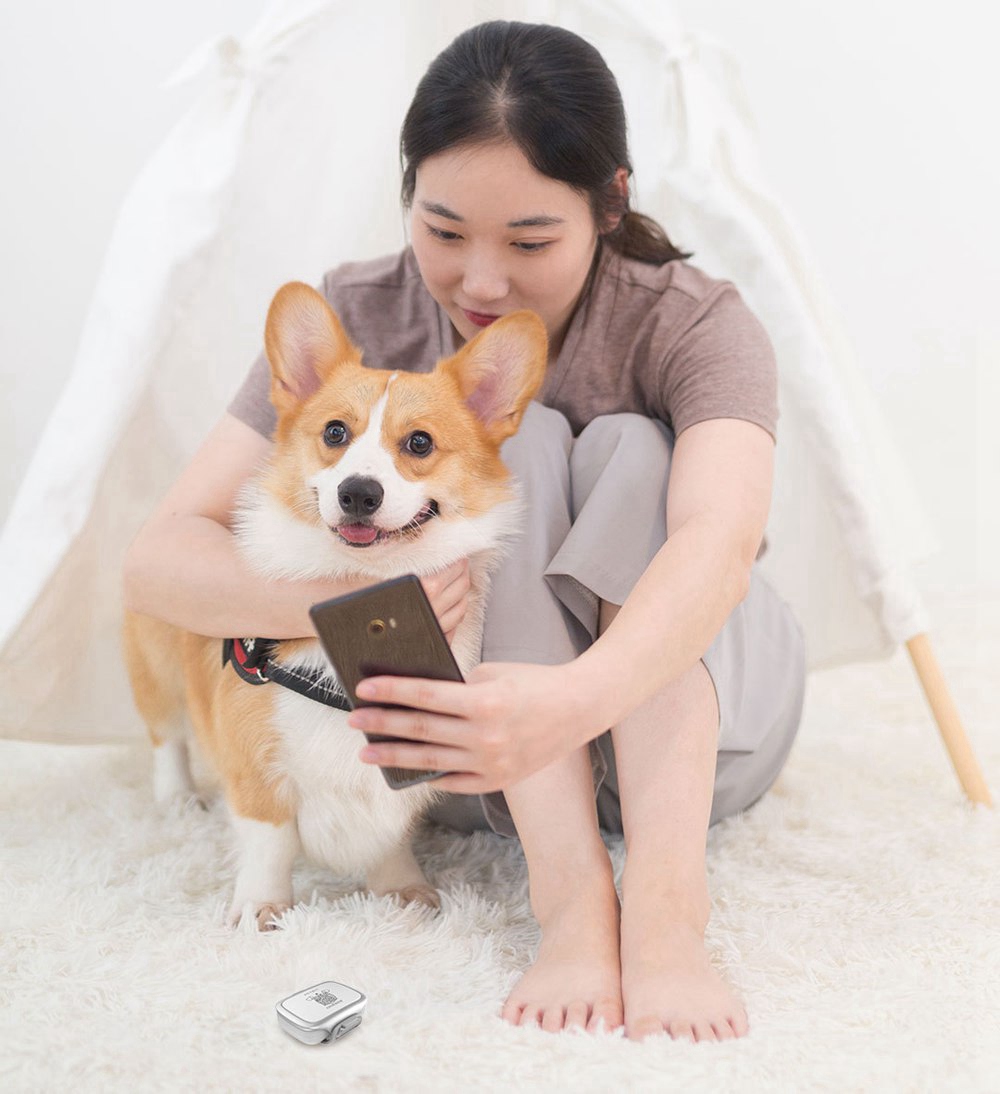 Xiaomi PETBIT Dog Tracker Anti-lost Security Device 30 Days Battery Life Waterproof - Black