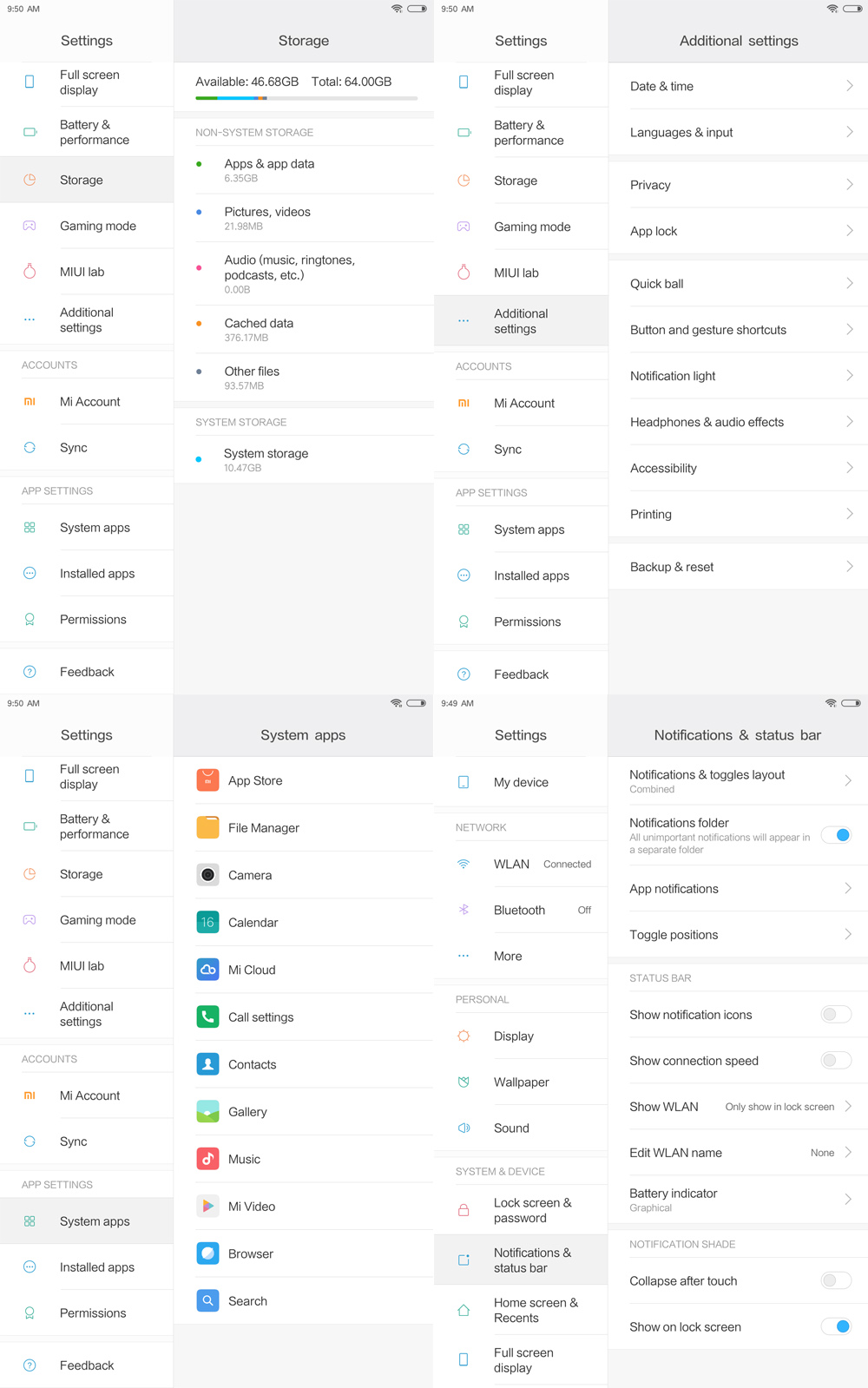 Xiaomi Mi Pad 4 WiFi 8.0 Inch 1920*1200 16:10 FHD Screen Qualcomm Snapdragon 660 4GB + 64GB 13MP Rear Camera 6000mAh MIUI 9 - Gold